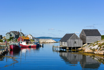 The fishing Village of Peggy's Cove, Nova Scotia, Canada