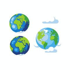 Earth globes-different-view-planet-earth-illustration-educational-resource-kids-learning-geography-world-maps-educational-images