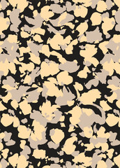 flowers with leaves seamless pattern on background