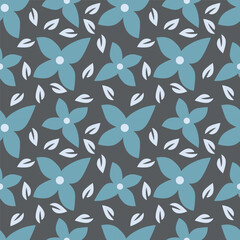seamless pattern with flowers