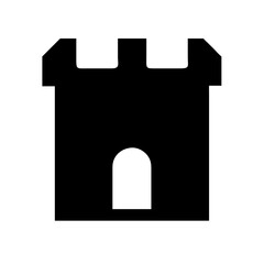 Castle icon vector illustration