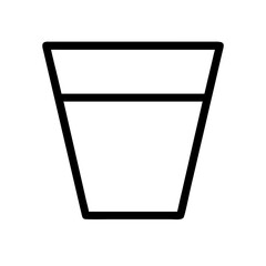 Drinking glass icon vector illustration