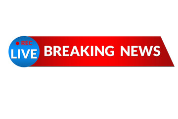 Breaking news   banner , News Flash Lower Third with Striped Bar Animation
