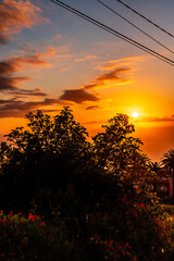 Atardecer en la Corujera, Isla de Tenerife.