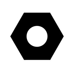 Nuts and bolts icon vector illustration