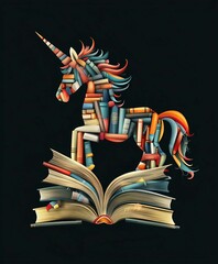 Open Book Symbolizing Knowledge and Learning Vector Illustration