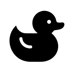 Rubber duck icon vector illustration