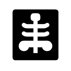 X ray icon vector illustration