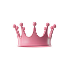 pink crown transparent background png