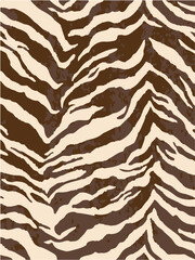 Seamless zebra skin pattern with isolated abstract hand drawn art wild leopard animal tiger skin background elements in black and white colors.Leopard , zebra and tiger mix furry skin seamless pattern