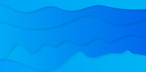 Blue abstract curved lines background suitable for presentations and Light elegant dynamic touch abstract background. Abstract minimal nature landscape illustration        texture.	