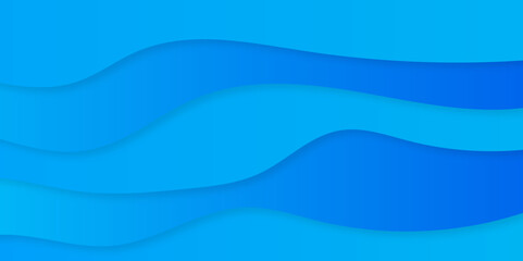 Blue abstract curved lines background suitable for presentations and Light elegant dynamic touch abstract background. Abstract minimal nature landscape illustration texture.	