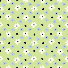 seamless pattern with flowers