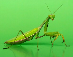green praying mantis