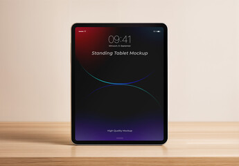 Standing Tablet Mockup 5