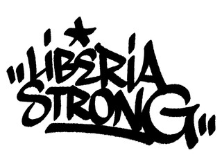 Graffiti tag “Liberia Strong” for Liberia Independence Day, bold street art with cultural pride and powerful lettering.