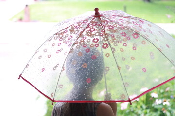 Girl with umbrella