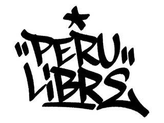 Graffiti tag “Peru Libre” for Peru Independence Day, bold mural with heritage pride and colorful street vibe.