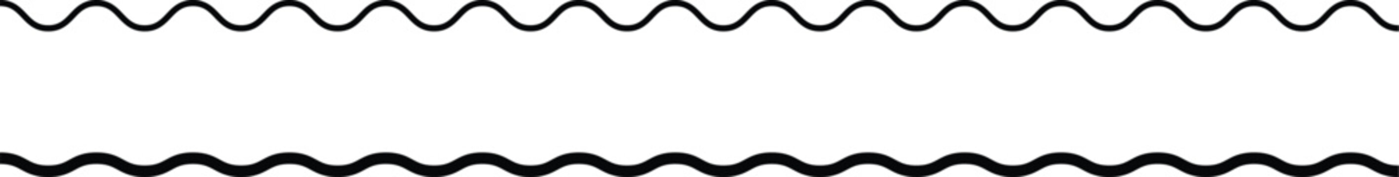 Abstract style zigzag lines. zigzag line pattern on black. Wave line ,wavy pattern and squiggly horizontal curvy lines. Vector illustration eps 10. 