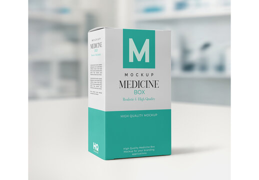 Medicine Box Mockup 03