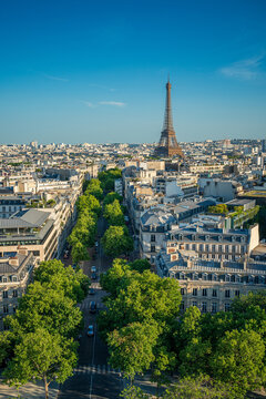 Blick vom Arc de Triomphe de l&rsquo;&Eacute;toile