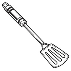 Spatula kitchen utensil illustration cooking food preparation