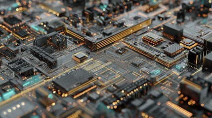 digital microcircuit background technology motherboard wallpaper