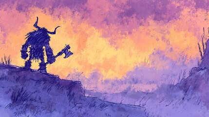 High-detail image of a minotaur's head, featuring expressive snout, sharp gaze, and fantasy lighting effects.