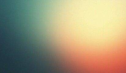 Obraz premium Teal orange black color gradient background, grainy texture effect, poster banner landing page backdrop design