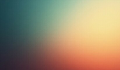 Obraz premium Teal orange black color gradient background, grainy texture effect, poster banner landing page backdrop design