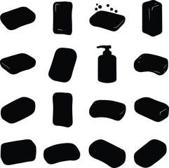 Natural Organic Soap Bar & Bubbles Vector Illustration. Eco-Friendly Handmade Skincare Product with Foam for Hygiene & Beauty Designs.