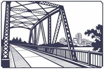 bridge over the river