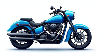 Fototapeta premium motorcycle isolated on white background