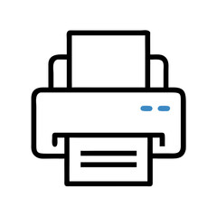 printer icon vector