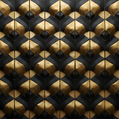 Gold Diamond Geometric Wall Texture