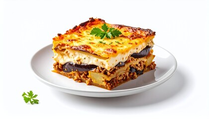 Layered Vegetable Dish With Meat And Cheese