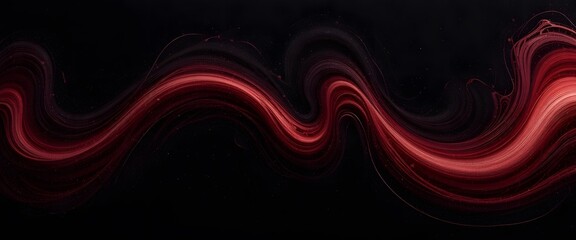 Abstract Swirl Background, A Grainy Texture With Dark To Light Tones, Red Highlights For Dynamic Movement. Visual Energy. Abstract Design Background.