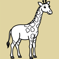 Cute zebra cartoon animal character