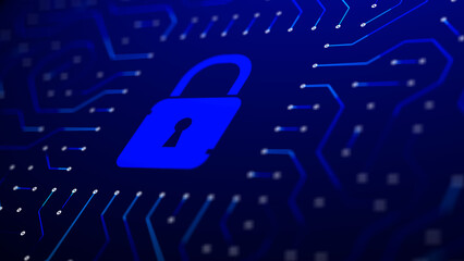 sicurezza informatica, lucchetto, protezione dati, crittografia,