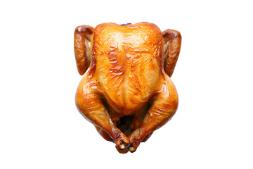 Whole Roasted Chicken Golden Brown Skin poultry bird