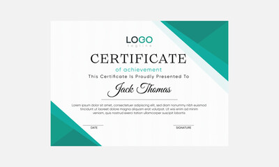 vector certificate. certificate template layout. printable certificate template
