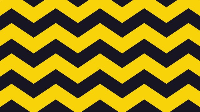 Bright zigzag pattern in yellow and black for modern design inspiration