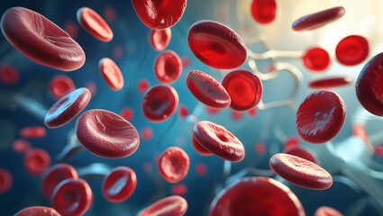 Red blood cells and cancer cells