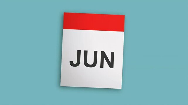 June Calendar Simple Summer Planning and Time Management Image