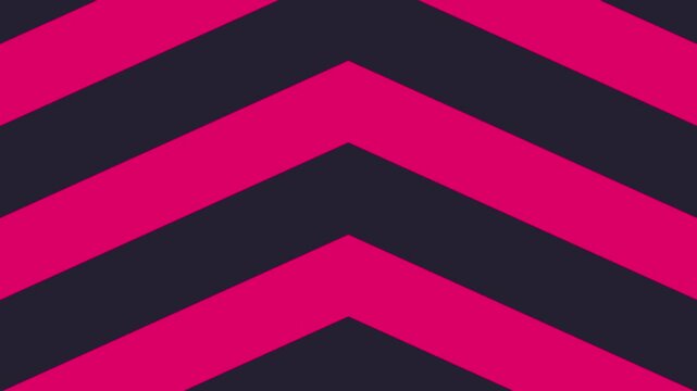 Colorful geometric pattern with bold pink and black chevron design