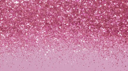 Sparkling shimmering pink sequin background banner