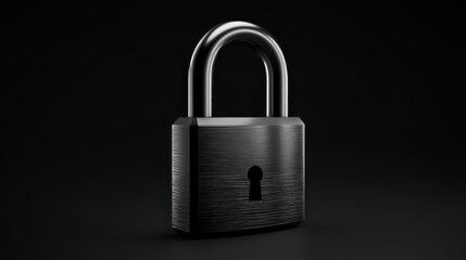 Naklejka premium cyber security padlock symbolizes the protection and safeguarding of digital assets and information against unauthorized access, cyber threats, and malicious activities