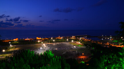 A view from Batıpark in Samsun, Turkey