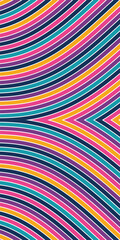 Vibrant Multicolor Wave Pattern Background
