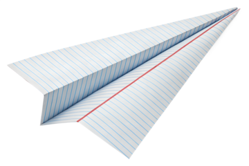 A neat stack of blank office paper sheets, perfect for business design or notebook illustrations